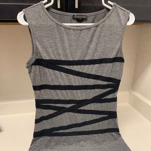 Grey/Black Zig Zag Sleeveless Top